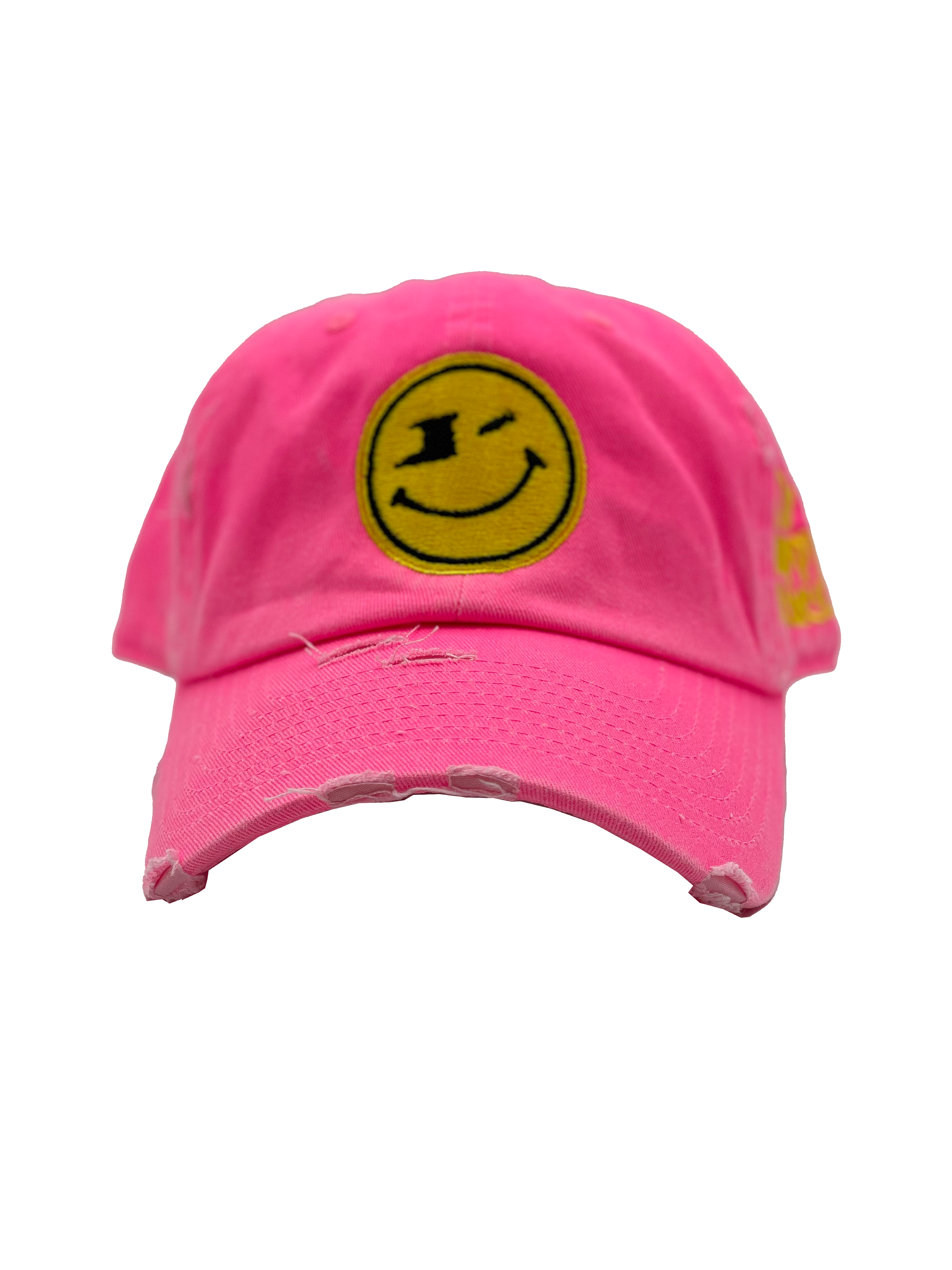 One Happy Place Hot Pink Vintage Hat