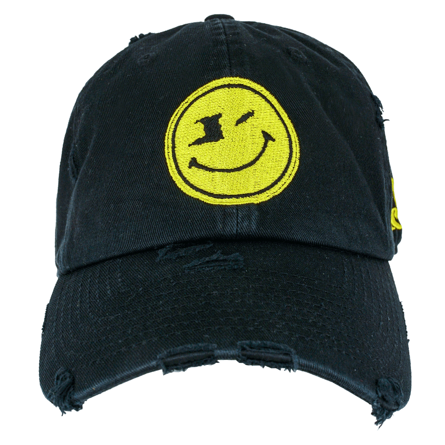 One Happy Place "Pitchlake" Black Vintage Hat