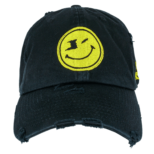One Happy Place "Pitchlake" Black Vintage Hat
