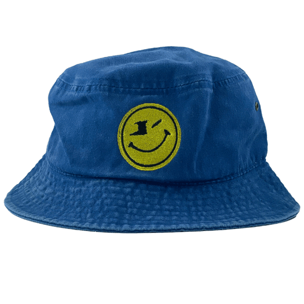 One Happy Place "Jab Jab" Blue Stone wash Bucket Hat