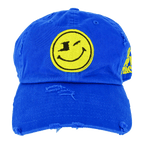 One Happy Place "Jab Jab" Blue Vintage Hat