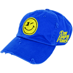 One Happy Place "Jab Jab" Blue Vintage Hat