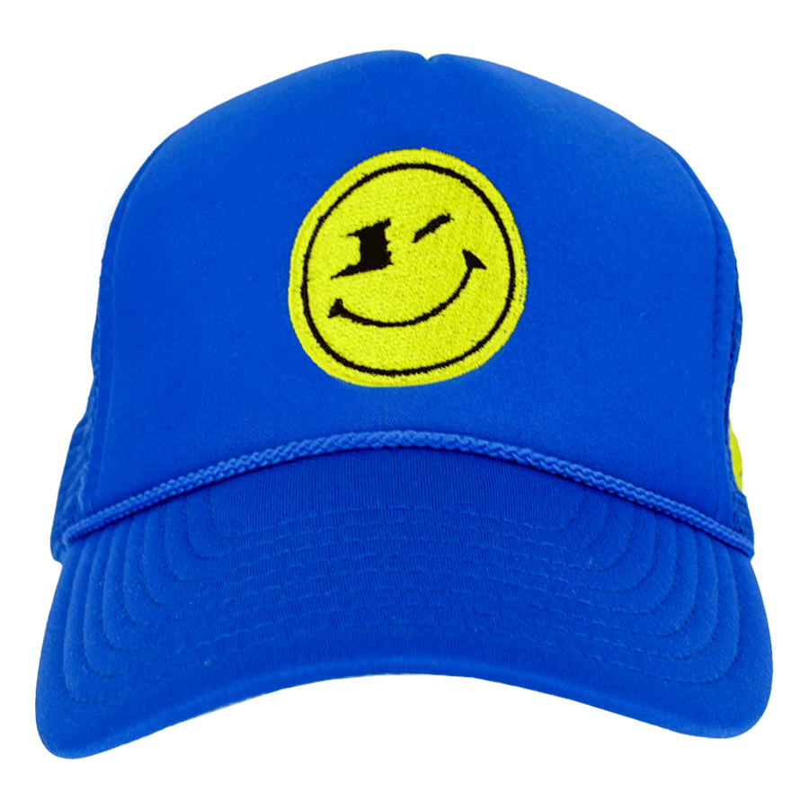 One Happy Place "Jab Jab" Blue Trucker Hat
