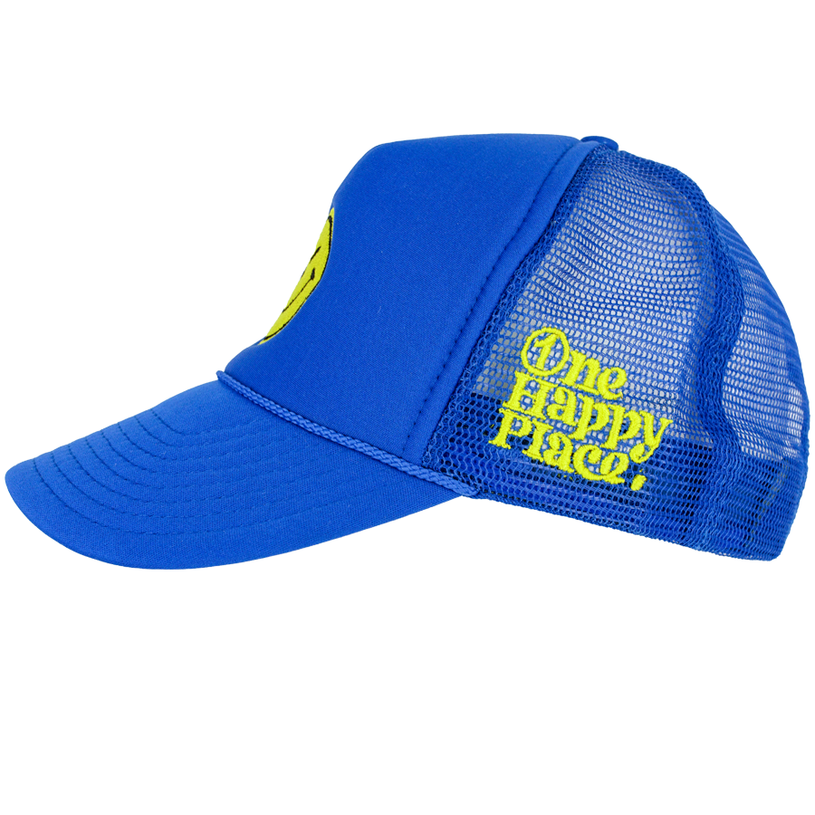 One Happy Place "Jab Jab" Blue Trucker Hat