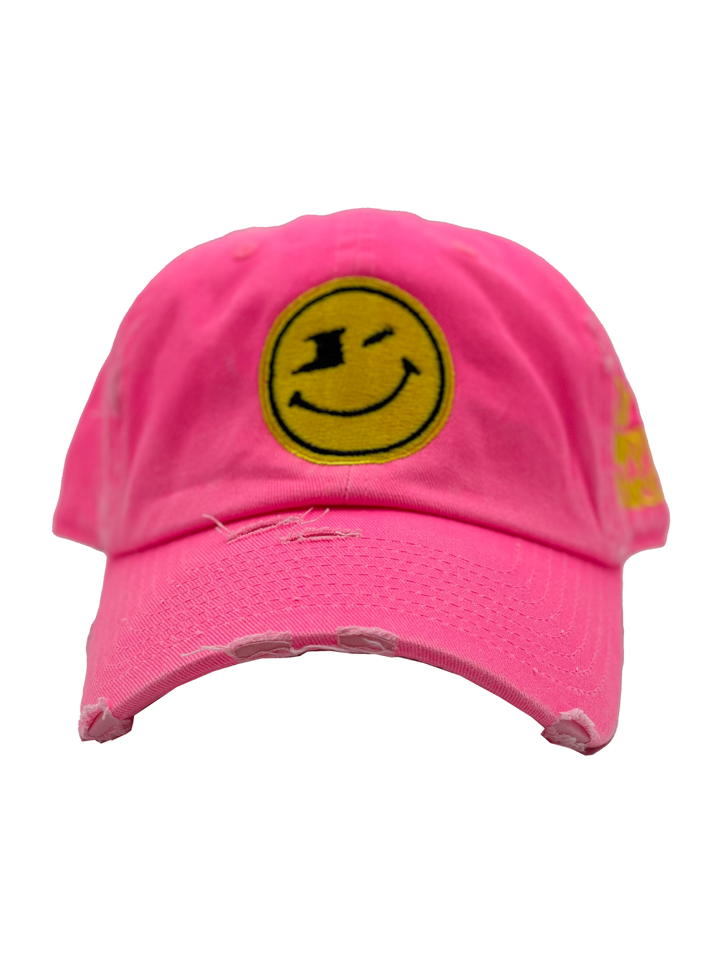 One Happy Place Hot Pink Vintage Hat