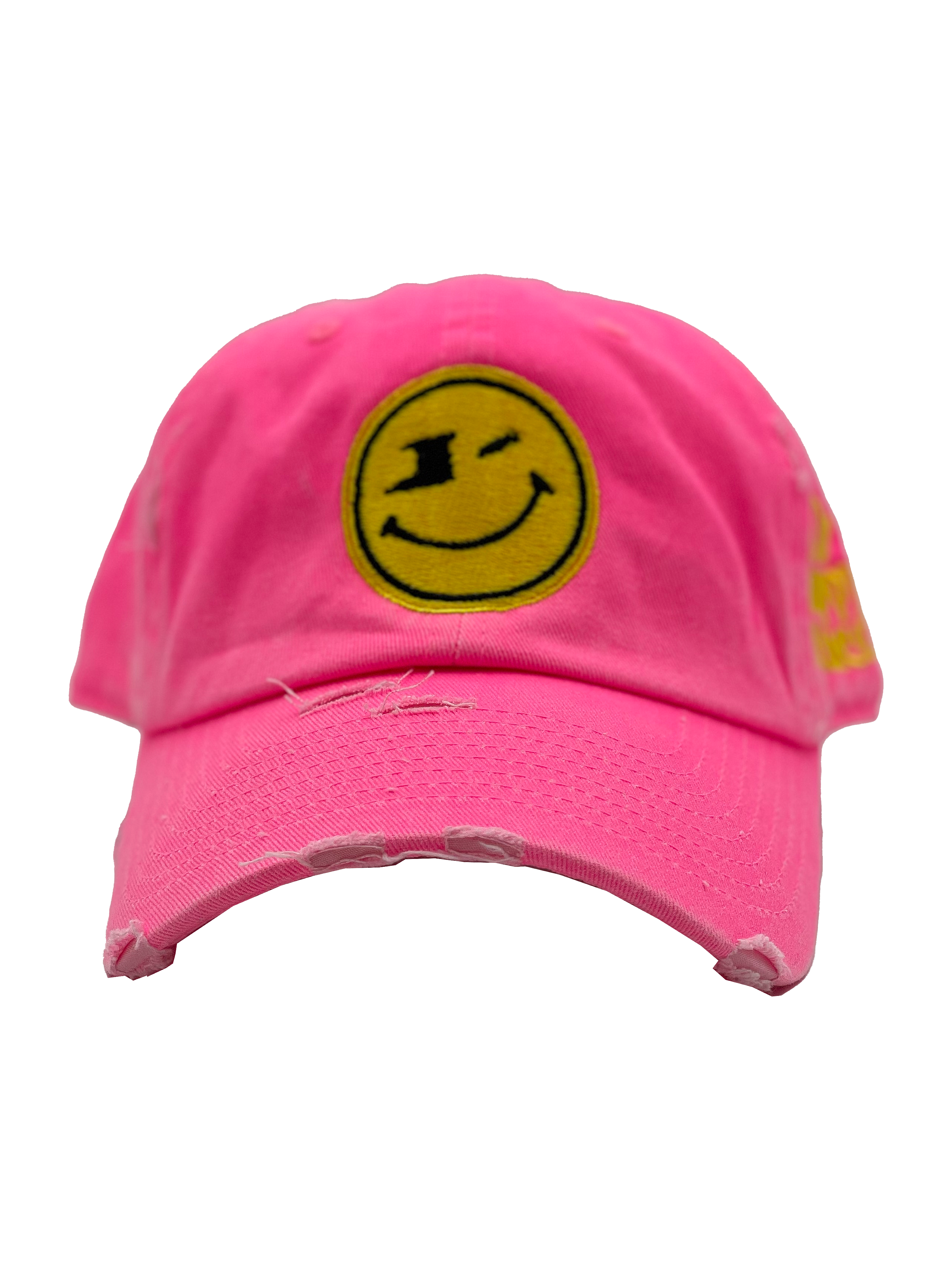 One Happy Place Hot Pink Vintage Hat