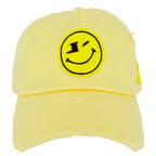 One Happy Place "Yellow Poui" Light Yellow Vintage Hat