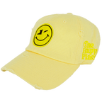 One Happy Place "Yellow Poui" Light Yellow Vintage Hat