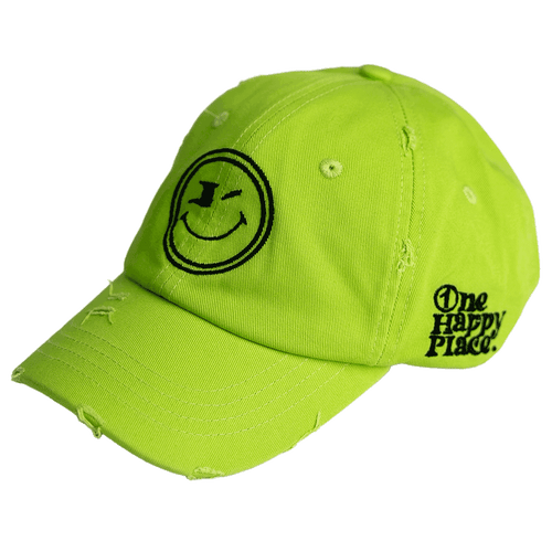 One Happy Place "LIME TIME" Limited Edition Lime Green Vintage Hat