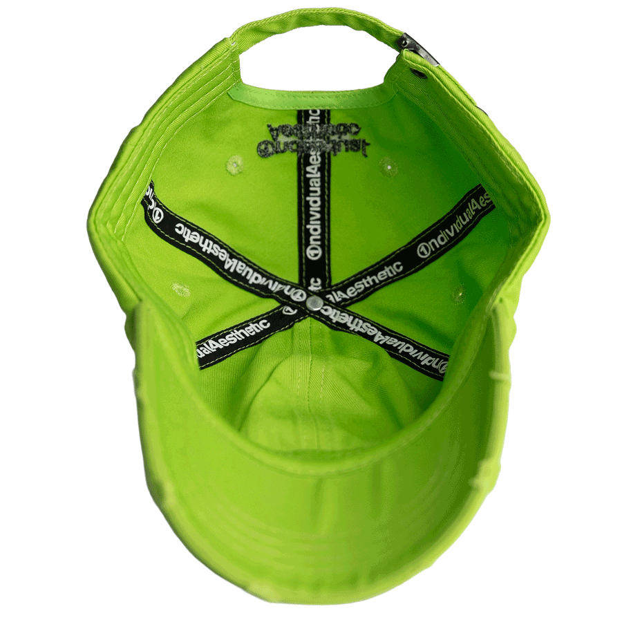 One Happy Place "LIME TIME" Limited Edition Lime Green Vintage Hat