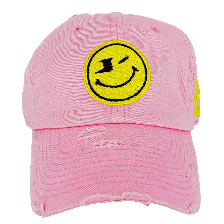 One Happy Place "Pink Poui" Pink Vintage Hat