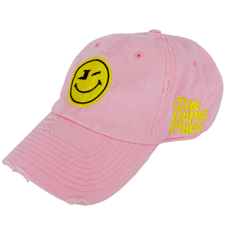 One Happy Place "Pink Poui" Pink Vintage Hat