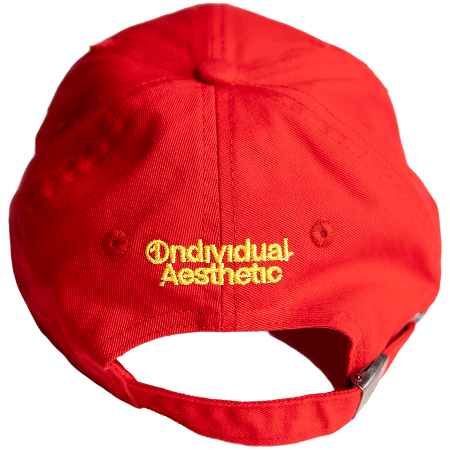 One Happy Place "Scarlet Ibis" Red Vintage Hat