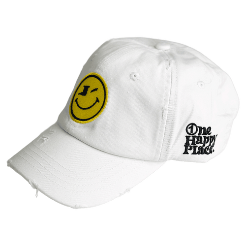One Happy Place "Sailor Mas" White Vintage Hat