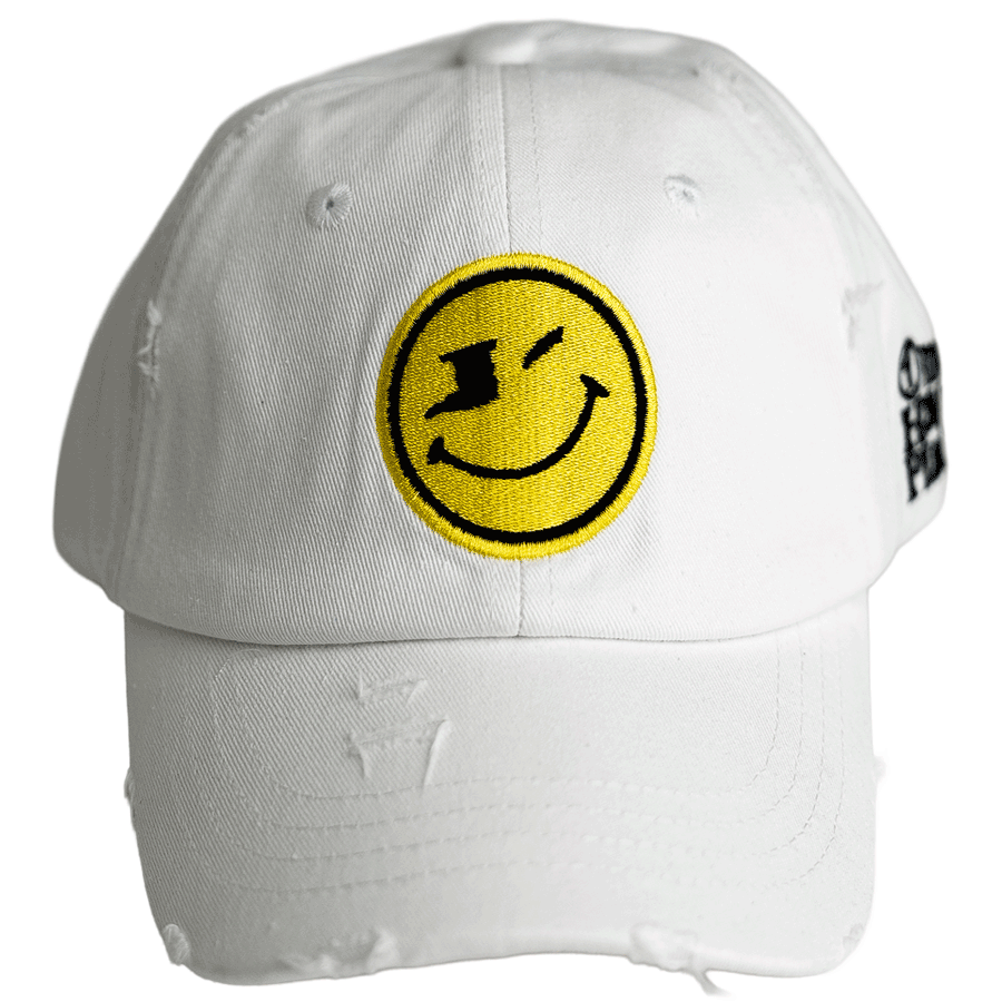 One Happy Place "Sailor Mas" White Vintage Hat
